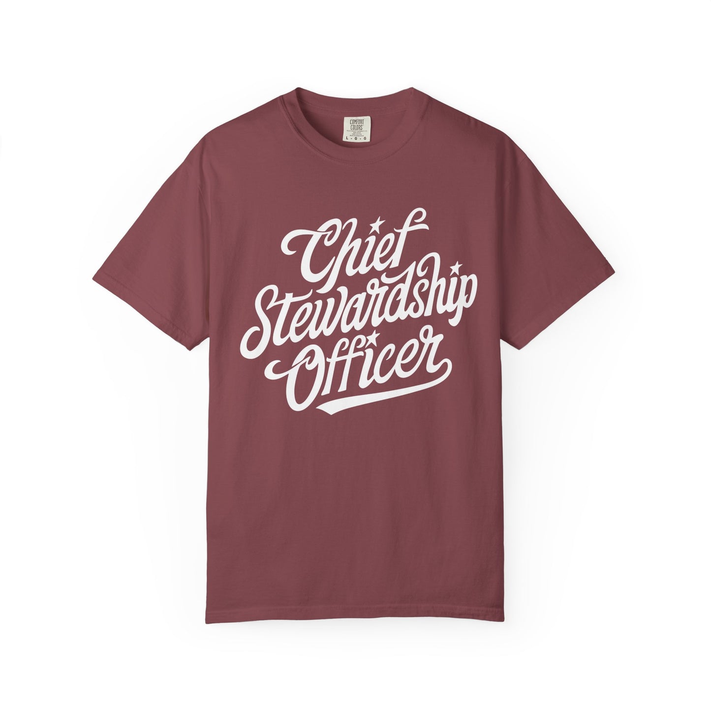 Chief Stewardship Officer Unisex Garment-Dyed T-shirt