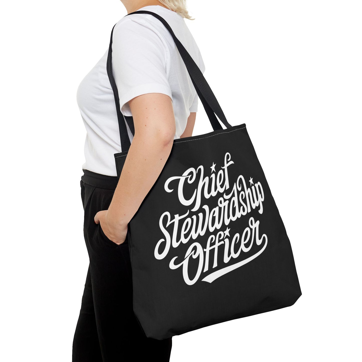Chief Stewardship Officer Tote Bag (AOP)