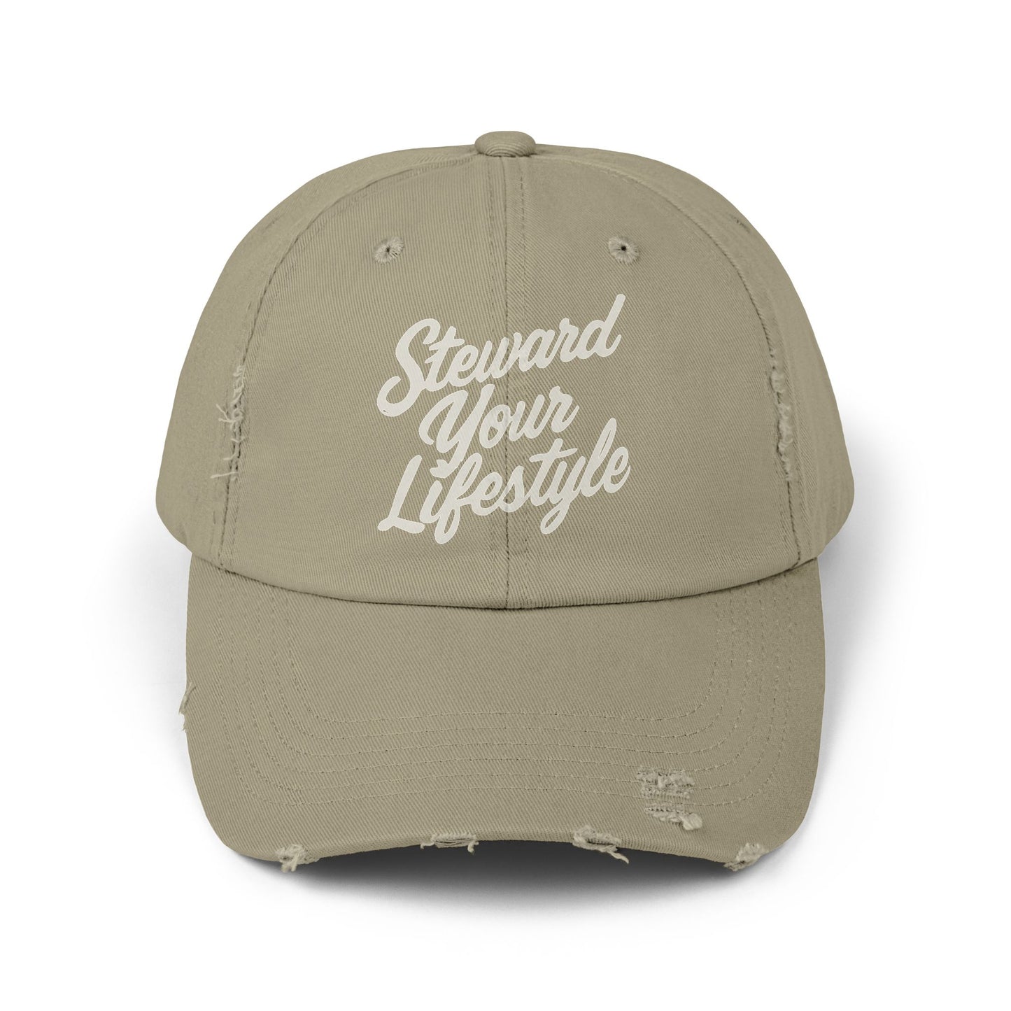 Steward Your Lifestyle Distressed Cap