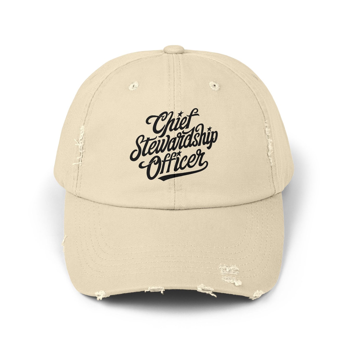 Chief Steward Officer Distressed Cap