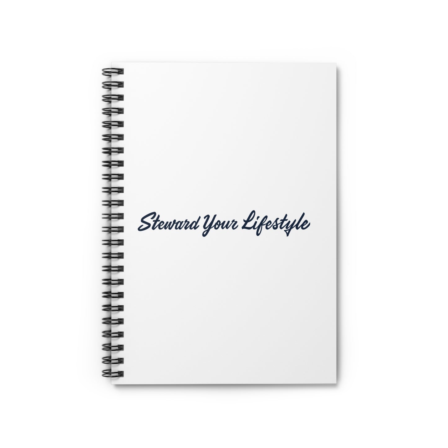 Steward Your Lifestyle Spiral Notebook - Ruled Line