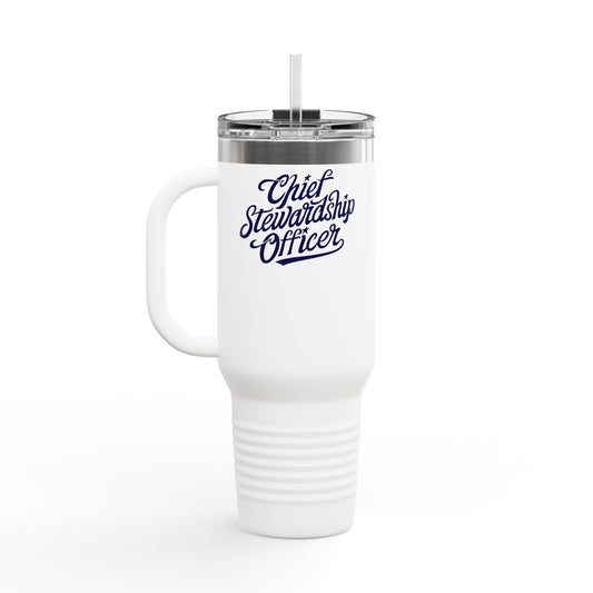 Chief Stewardship Officer Insulated Travel Mug, 40oz