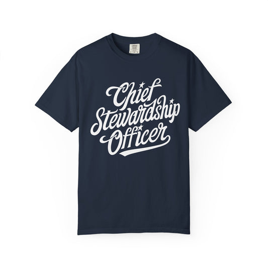 Chief Stewardship Officer Unisex Garment-Dyed T-shirt