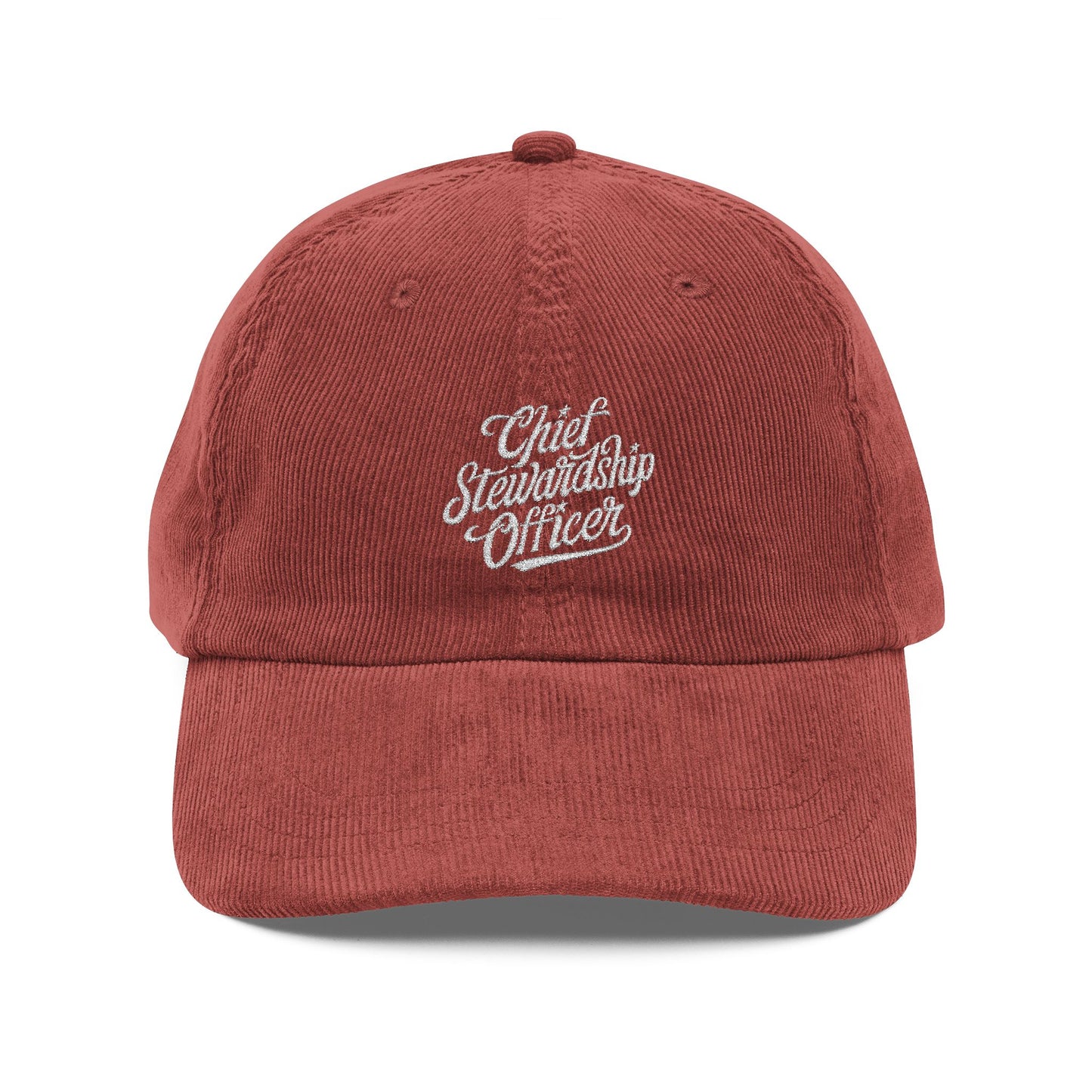 Chief Stewardship Officer Vintage Corduroy Cap (Embroidery)