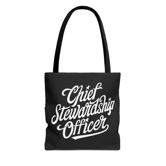 Chief Stewardship Officer Tote Bag (AOP)