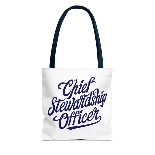 Chief Stewardship Officer Tote Bag (AOP)