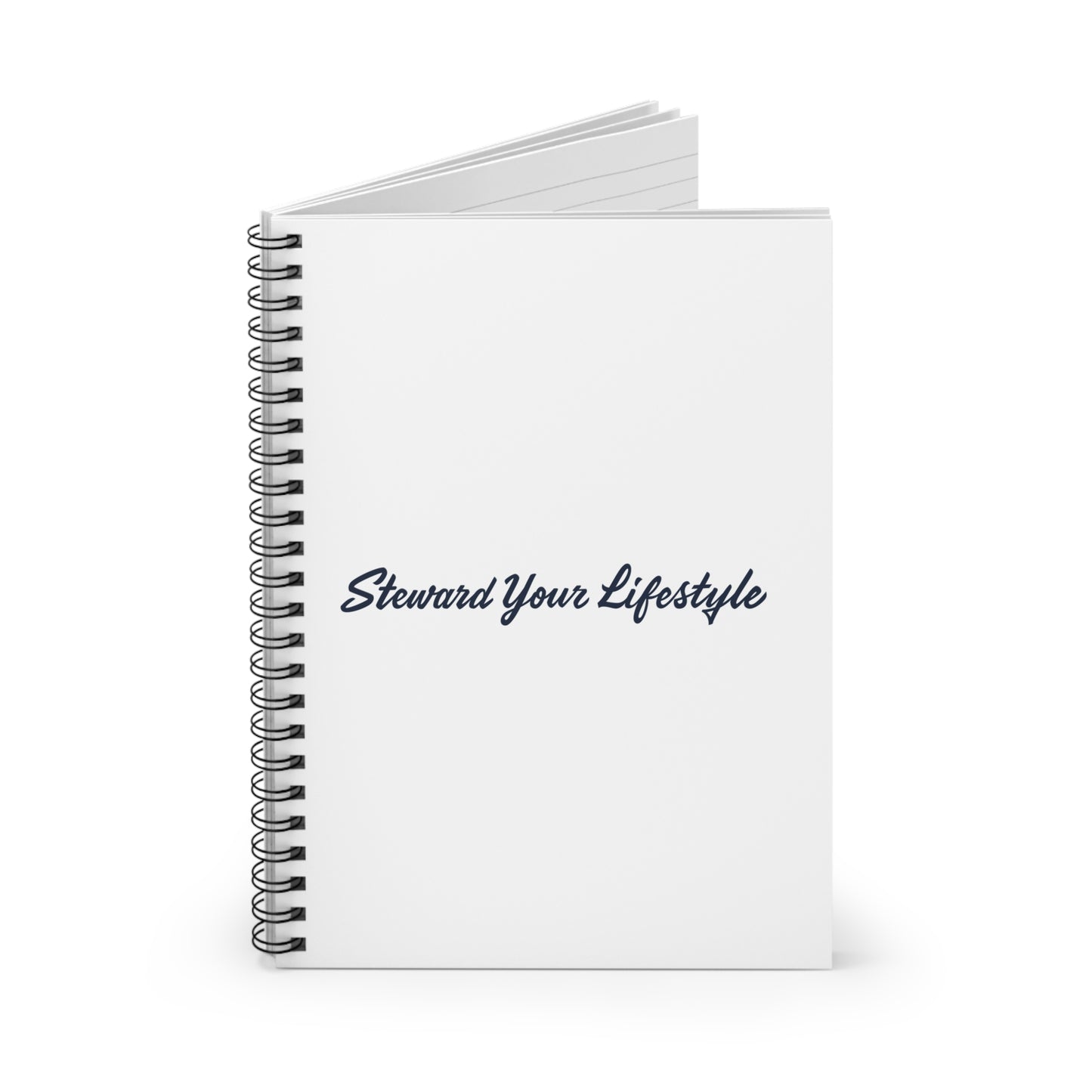 Steward Your Lifestyle Spiral Notebook - Ruled Line